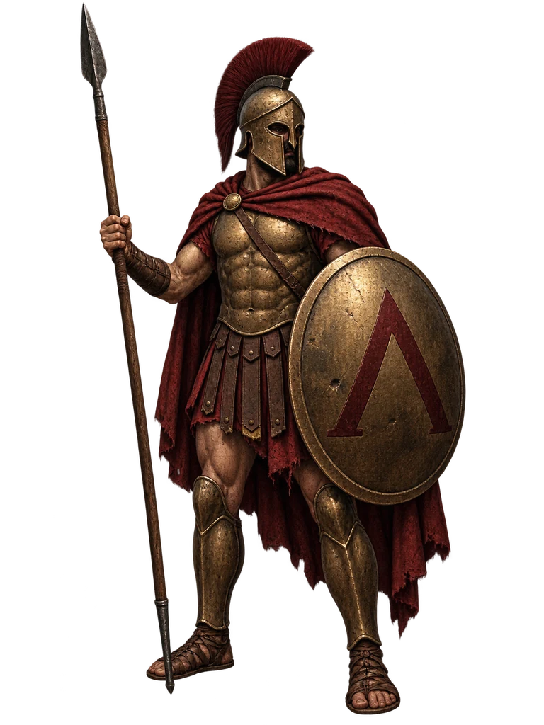 Sparta ağır piyadesi Spartiates — Antik Çağ